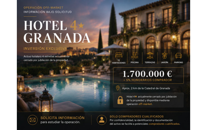 Hotel 4* - Sale - Granada - Granada