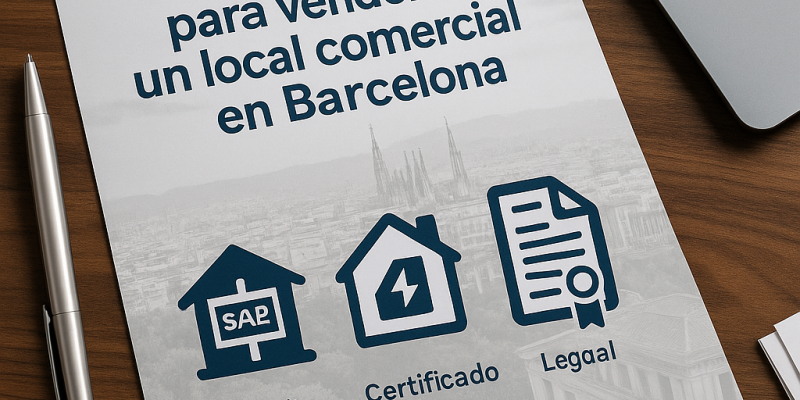 Documentación Técnica y Legal que Debes Tener Lista Antes de Vender tu Local Comercial en Barcelona