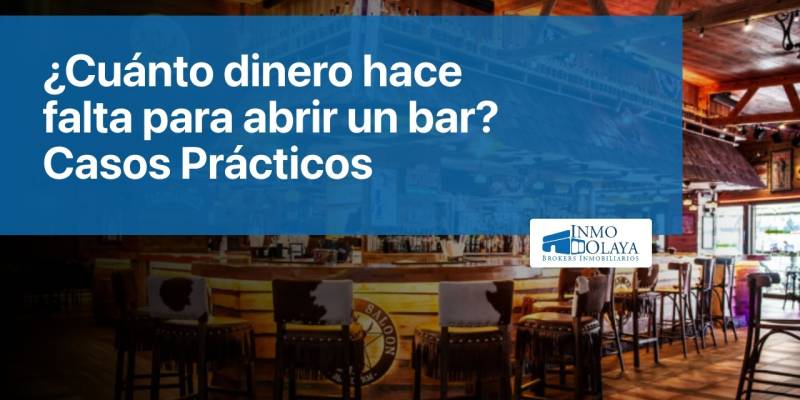 ¿Cuánto dinero hace falta para abrir un bar?