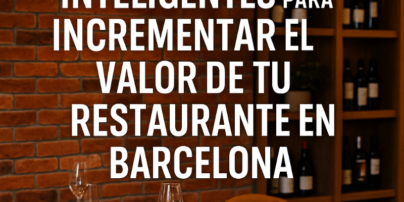 Mejoras Inteligentes para Incrementar el Valor de tu Restaurante en Barcelona Antes de Ponerlo en Venta