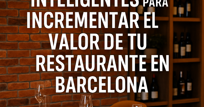 Mejoras Inteligentes para Incrementar el Valor de tu Restaurante en Barcelona Antes de Ponerlo en Venta