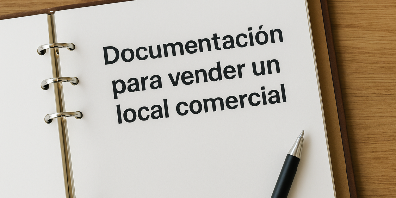 Documentación que Debes Preparar Antes de Poner en Venta tu Local Comercial en Barcelona