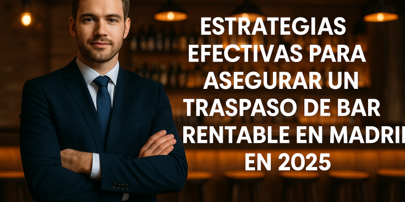 Estrategias Efectivas para Asegurar un Traspaso de Bar Rentable en Madrid en 2025