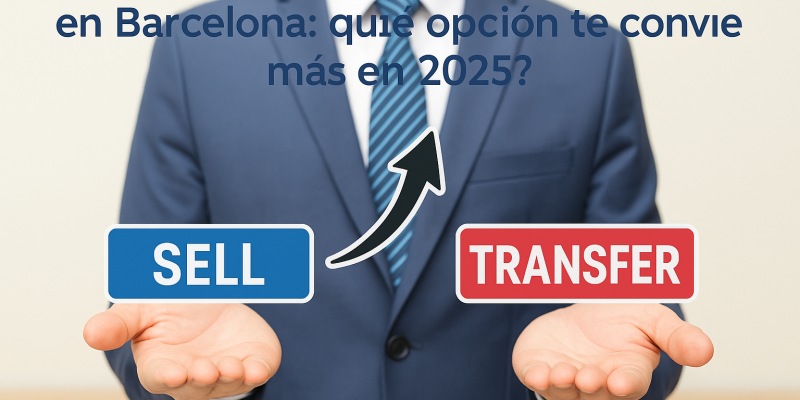 Vender o Traspasar un Local Comercial en Barcelona: Qué Opción te Conviene Más en 2025