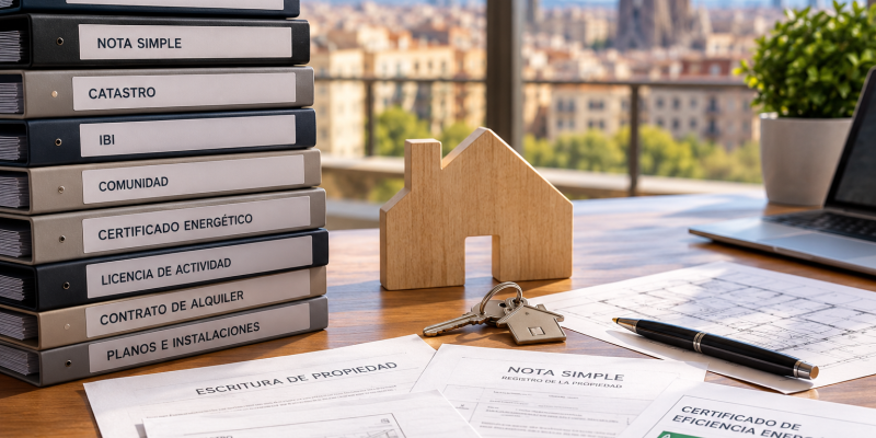 Documentación necesaria para vender un local comercial en Barcelona: guía para propietarios