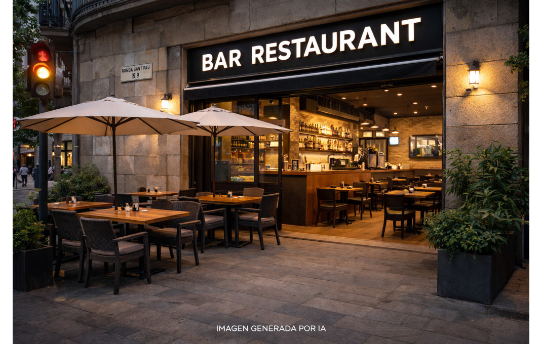 Traspaso - Bar Restaurante -
Barcelona - Sant Antoni