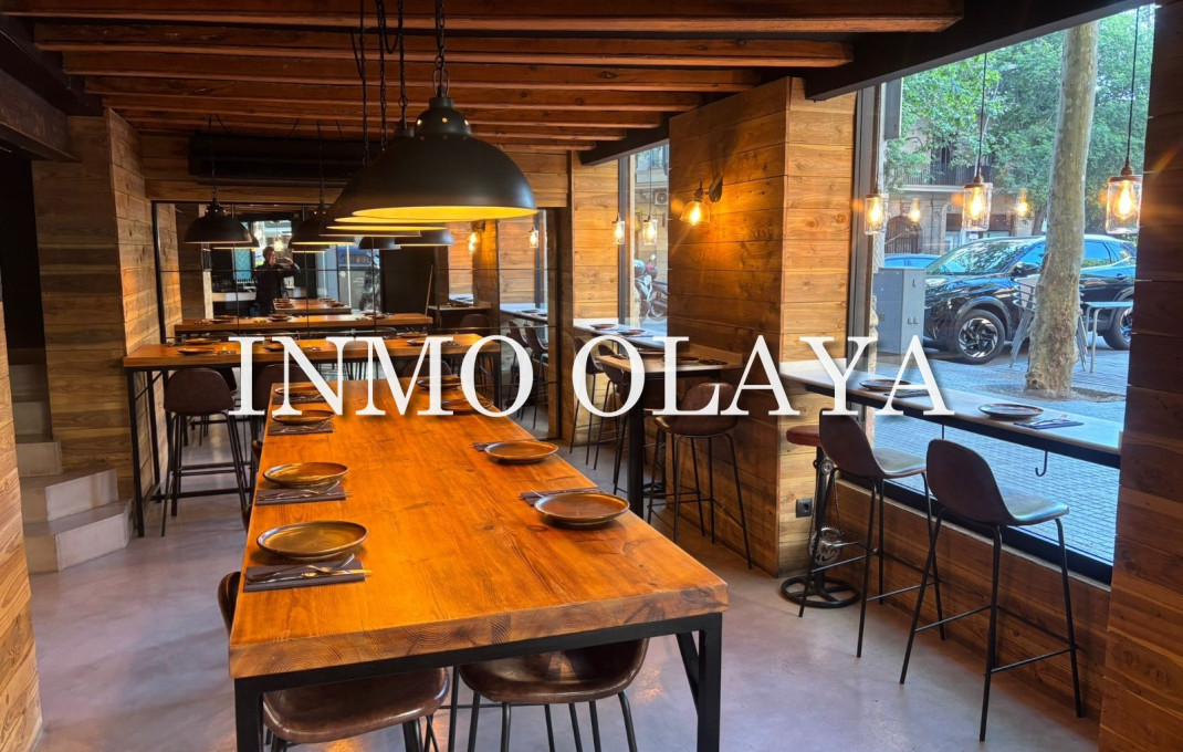 Traspaso - Bar Restaurante -
Barcelona - Eixample Derecho