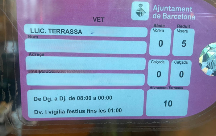 Traspaso - Bar Restaurante -
Barcelona - Eixample Derecho